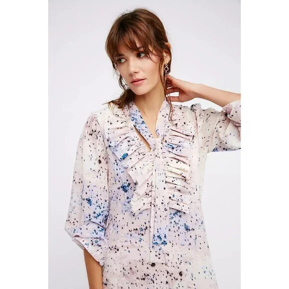 Free People Lily & Lionel Star Maxi Dress S - Picture 3 of 13